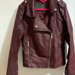 Cisono Faux Leather Jacket
